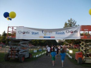finish line